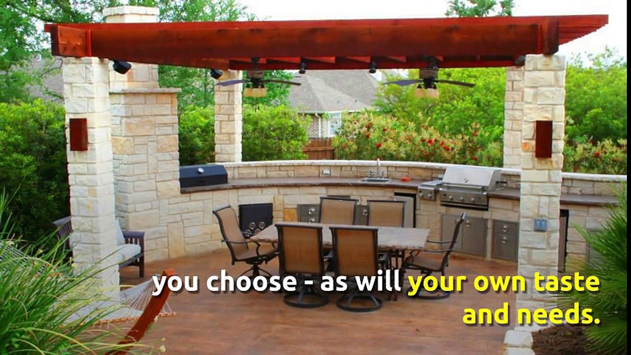 Outdoor Kitchen Designs in Tampa How to pick