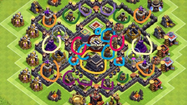 LE TOP DES VILLAGES HDV 7 AVEC 3 DÉFENSES ANTI-AÉRIENNES ! | CLASH OF CLANS