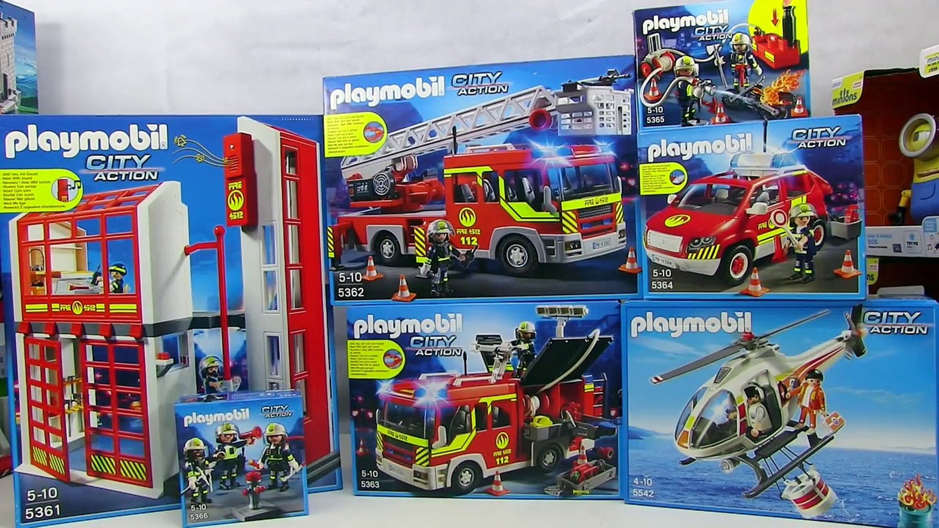 playmobil 5363 city action fire engine