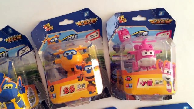 8 Super Wings Mini Transforming Robot Airplanes Jett Donny Jerome Dizzy Paul Mira Bello Albert