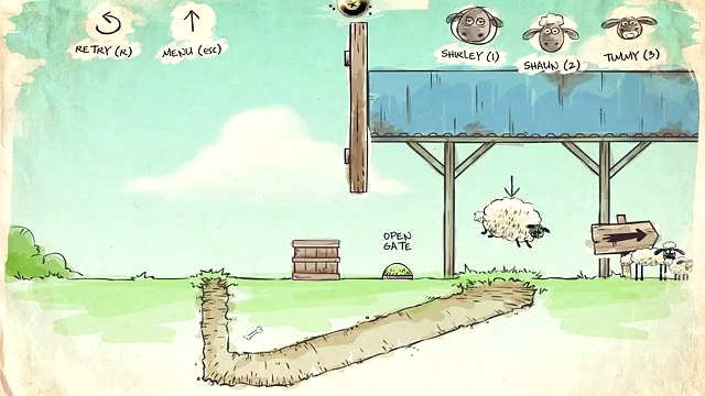 ТРИ ОВЕЧКИ. Возвращение домой. Часть 1. ИГРА Барашек ШОН на Игрули TV. Мультик для детей