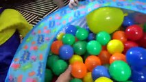 Caçando Ovos na PISCINA DE BOLINHAS DA PEPPA PIG Crianças Kids Surprise Eggs Ball Pits Toys
