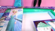 Disney Frozen Tracing Light Up Pad Art Kit Create and Draw Valentines Day Dress For Queen Elsa