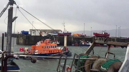 Storm Ophelia approaches County Kerry, Ireland