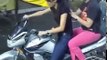 Best bike stunts 2016 | Indian Girls Bike Stunts on Road | Girls bike fail compilations