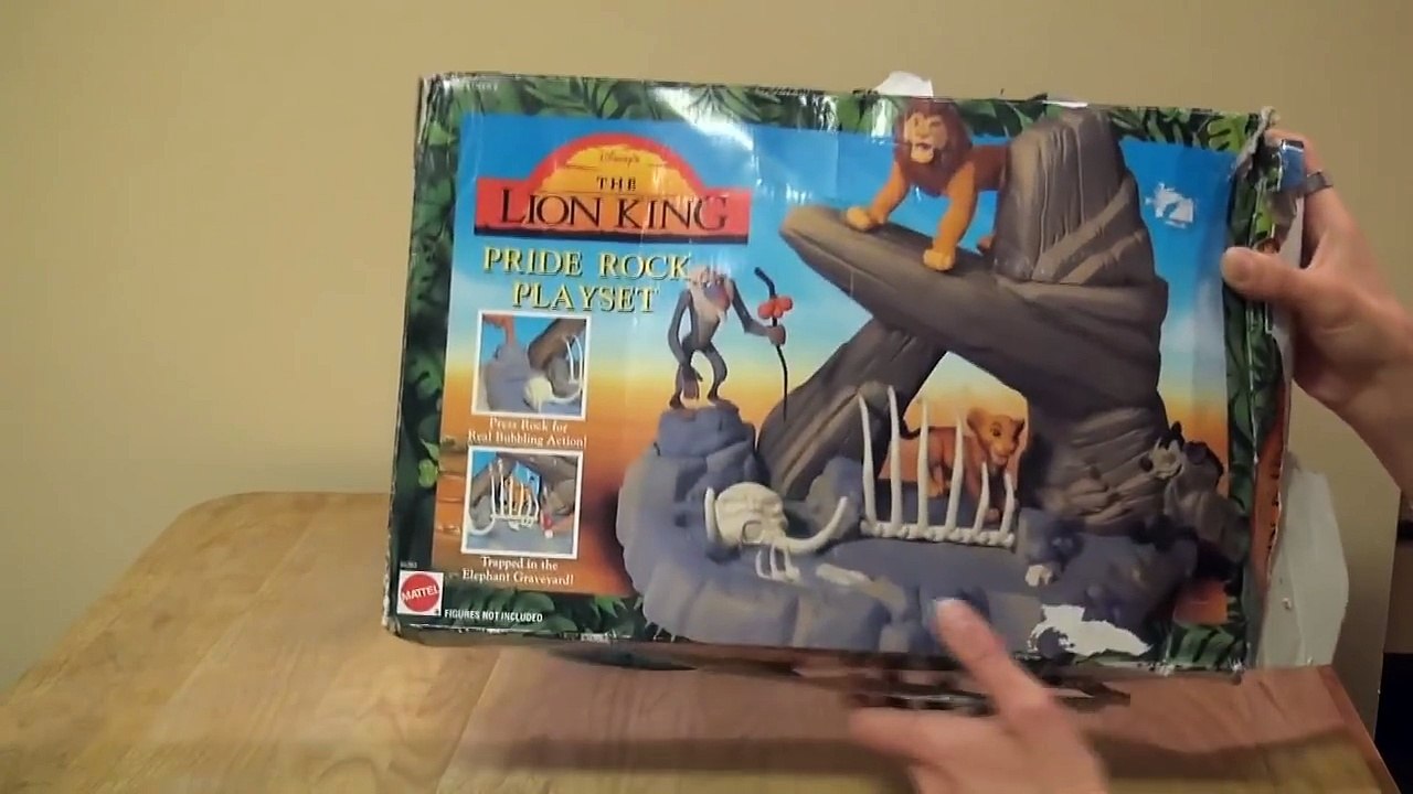 LION KING Pride Rock Playset - Mattel Deluxe Toy Review