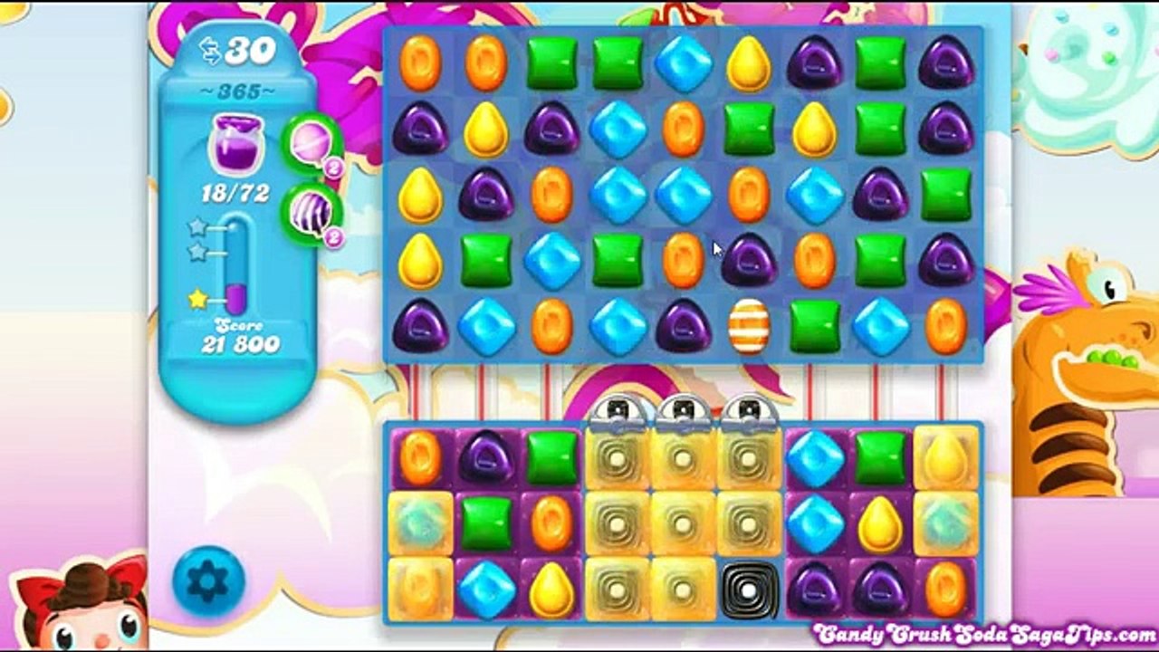 Candy Crush Soda Saga Level 365 No Boosters