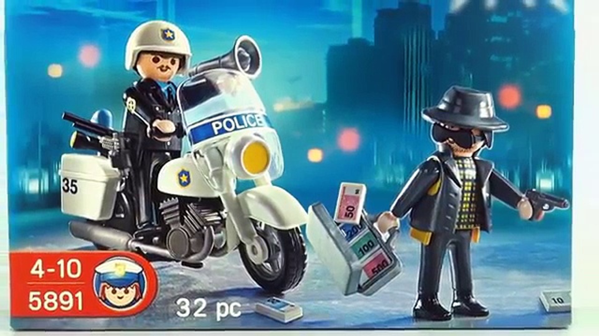 playmobil police bike