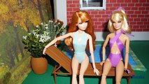 How to make a doll swimsuit (Barbie, Monster High, Frozen, EAH, etc) *NO-SEW* DIY