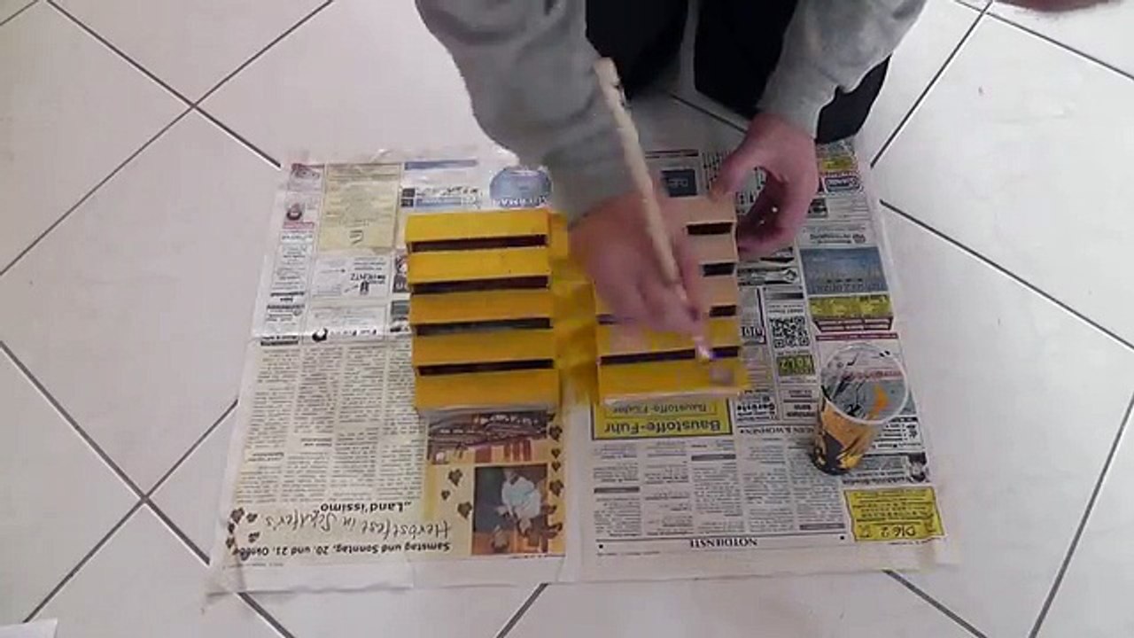 Zuschauer TRIBÜNE selbst bauen ( Bauanleitung ) Carrera Bahn Dekoration - Do it yourself No. 10