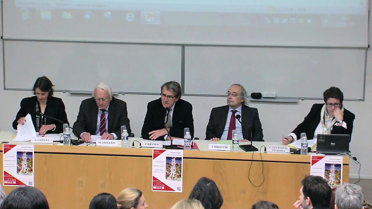 CTHDIP-IRDEIC-IFR_Justement traduire_07_"Dialogue entre le traduit et la traductrice", Aurore Gaillet, Université Toulouse Capitole, et Michael Stolleis, Université Johann Wolfgang Goethe de Francfort-sur-le-Main