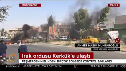 Irak ordusu Kerkük'te
