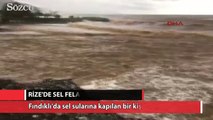 Rize'de sel felaketi bir can aldı