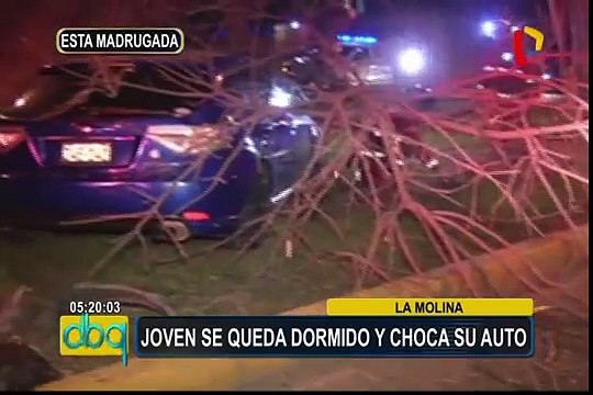 La Molina: conductor se queda dormido y se estrella contra árbol