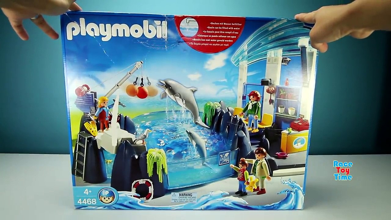 Playmobil Dolphin Aquarium Pool Playset with Sea Animals - Fun Toys For Kids
