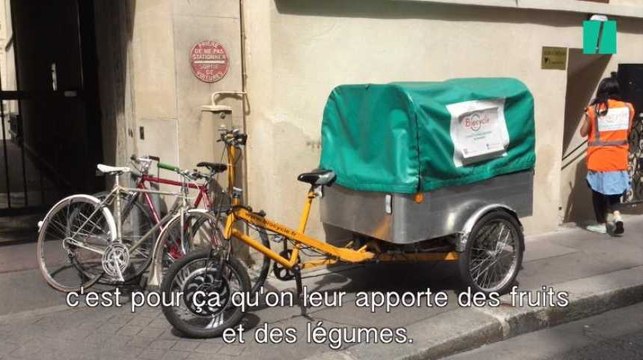 Sur leurs vélos triporteurs, ils agissent contre le gaspillage alimentaire