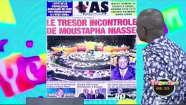 RUBRIQUE REVUE DES TITRES avec MAME BIRAME DIOUF dans Yeewu Leen du 16 Octobre 2017