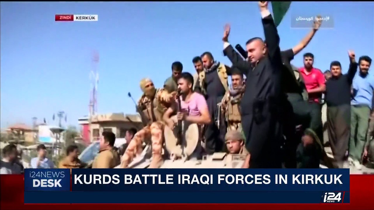 i24NEWS DESK | Kurds battle Iraqi forces in Kirkuk | Monday, October 16th 2017