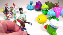 Plants vs Zombies Toys Aliexpress nurse video for kids funny battle kid cartoon GW2 toys PlayClayTV