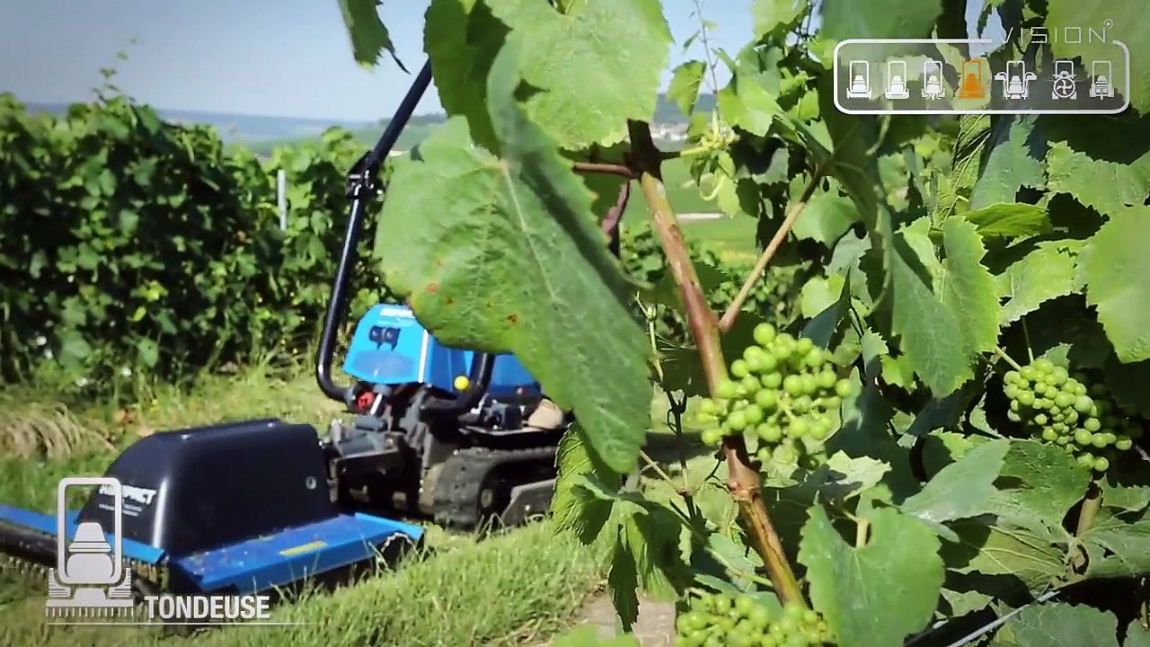 Vision, le micro-tracteur à chenilles
