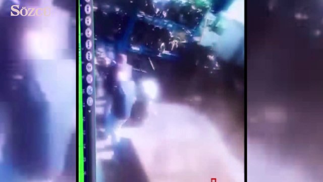 Başakşehir'deki patlama anı güvenlik kamerasında