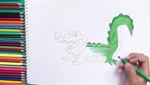 Dibujando a Cocodrilo Tic Tac (Jake y los piratas de nunca jamas) - Drawing Crocodile Tic Tac