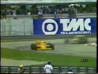 Download Video: Gran Premio del Brasile 1987: Sorpasso di Johansson a Patrese e primo pit stop di N. Piquet