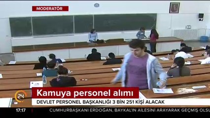 Kamuya personel alımı