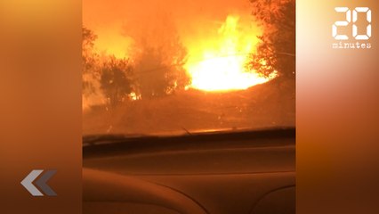 Ils parviennent à s'échapper d'un terrible incendie en Californie - Le Rewind du lundi 16 octobre 2017