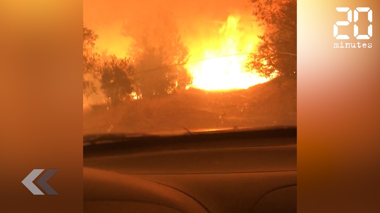 Ils parviennent à s'échapper d'un terrible incendie en Californie - Le Rewind du lundi 16 octobre 2017