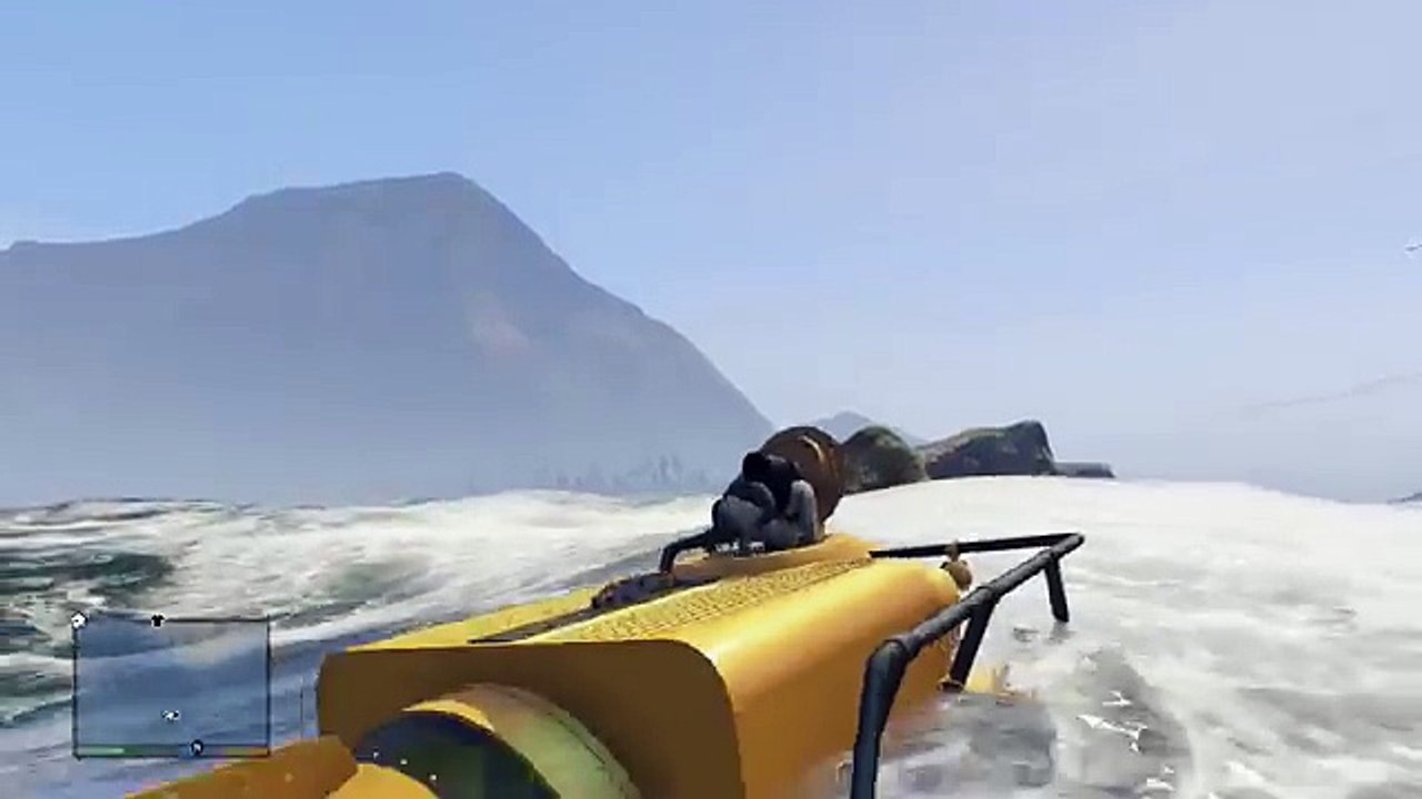 Getting Inside the Underwater UFO - GTA 5 Easter Egg