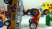 Baby Studio - game of buses, racing car and fire truck | trucks toy