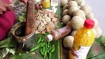 Indian Street Food Kolkata - Bengali Street Food India - Tasty Masala Bel (Wood Apple)