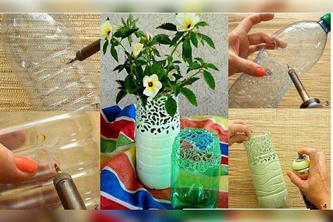 ابداعات رائعة مع الزجاجات البلاستيكية