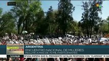 Mujeres argentinas exigen mayores derechos en XXXII Encuentro Nacional