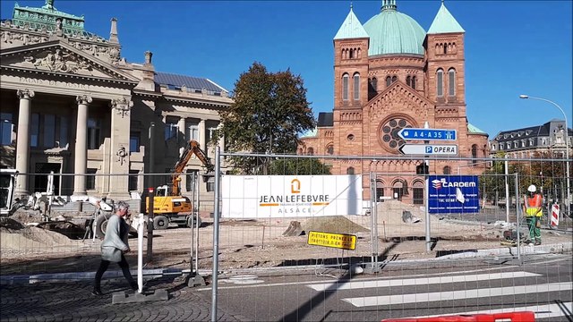 Réaménagement des abords du palais de justice