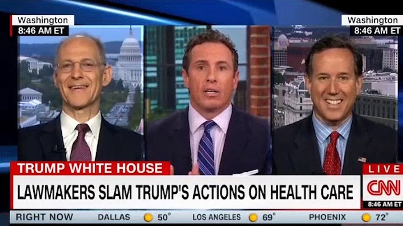Zeke Emanuel eviscerates Rick Santorum on Trump's latest Obamacare sabotage