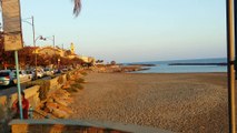 Tramonto di ottobre sul mare della Riviera dei Fiori, da Hotel Lucciola.