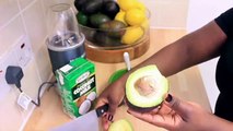 Deep Conditioning Natural Hair 4c Avocado and Coconut Milk DIY Hair Mask Treatment Wash Day Routine