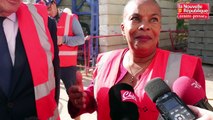 VIDEO. Poitiers. Christiane Taubira visite la future cité judiciaire