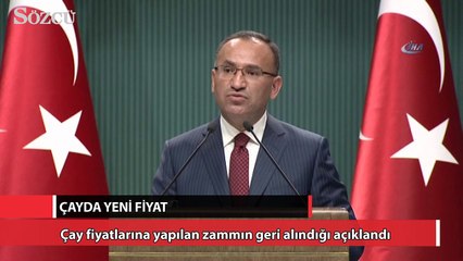 Çay fiyatlarına yapılan zam geri alındı