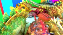 DINOSAUR Box 11 TOY COLLECTION - SPIKED & PLATED DINOSAURS Unboxing Toy Review SuperFunReviews