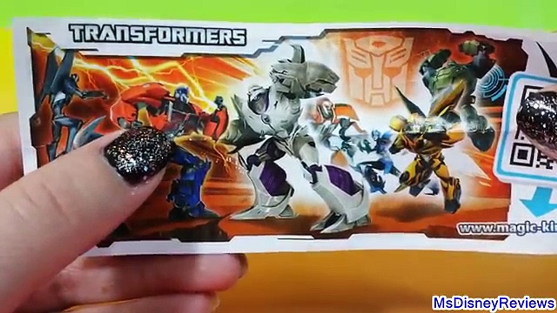 kinder joy transformers toys