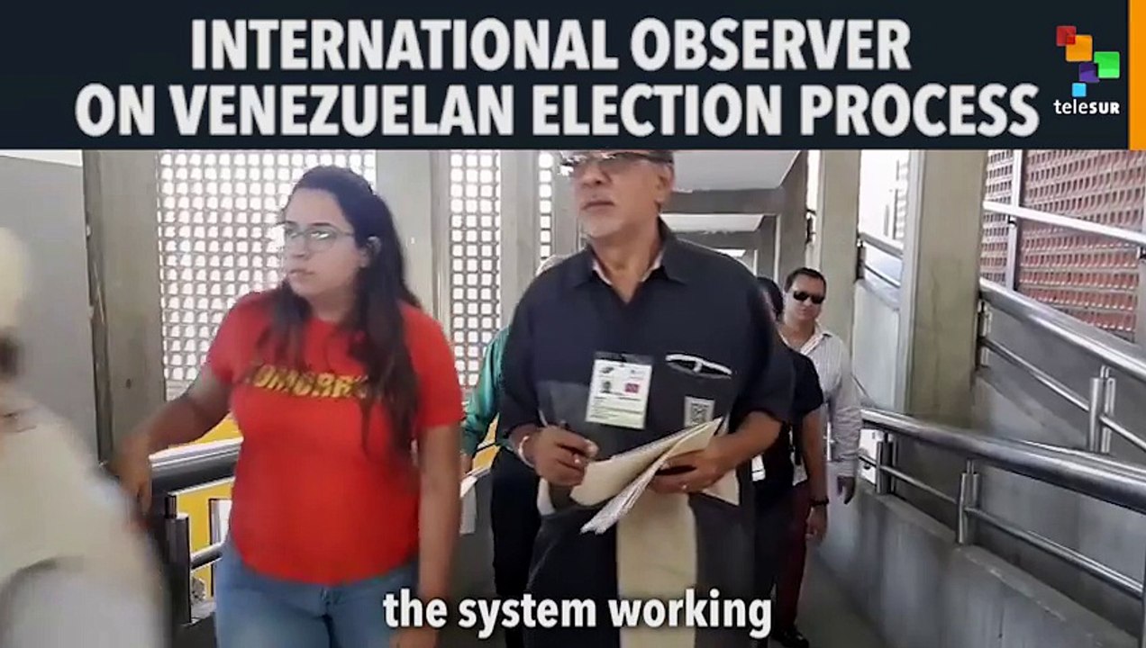 International Observer from Trinidad and Tobago at Venezuelan Election