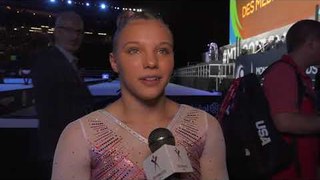 Jade Carey - Interview - 2017 World Championships - Event Finals Day 1