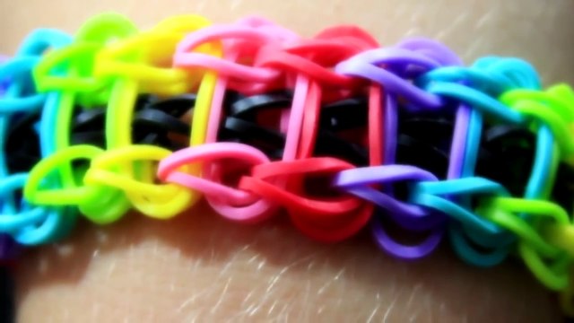 Rainbow Ladder Rainbow Loom Bracelet Tutorial