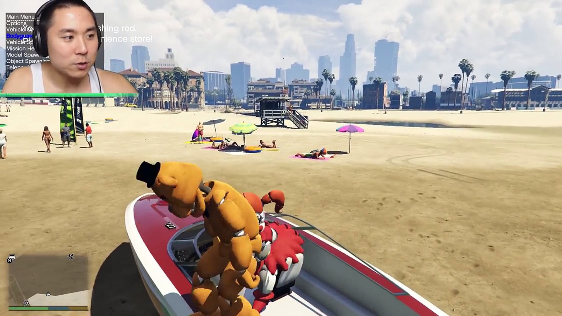 Freddy Saves Chica From A Shark Attack Gta 5 Mods For Kids Fnaf