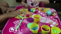 Brincando com Peppa Pig Massinha Play Doh , fazendo pirulitos e espetinhos