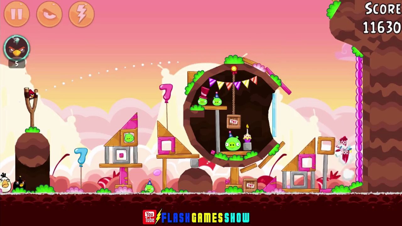 Angry Birds Birdday Party Mobile Game (Level 1-30)