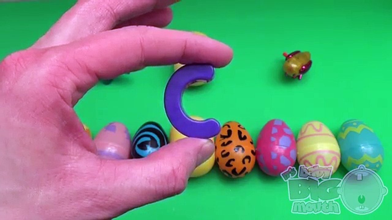 The Baby Big Mouth Show! Best of Learning Colours with Surprise Nesting Eggs! 2